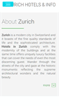 Mobile Screenshot of hotelzurich.org
